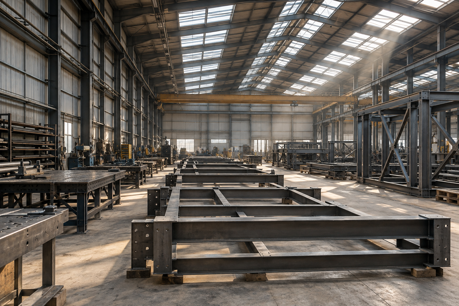 Illustrative metal fabrication workshop, not the company’s facility